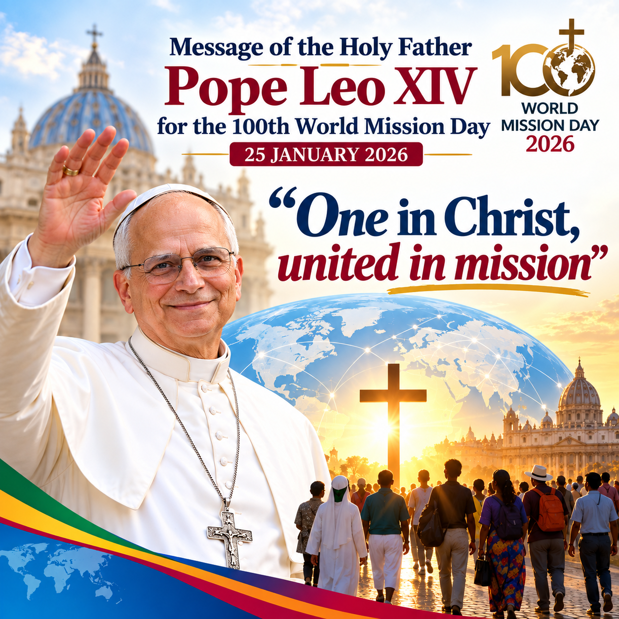Message of the Holy Father for the 100th World Mission Day